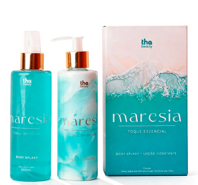 Kit maresia: Body Splash + Loção Hidratante