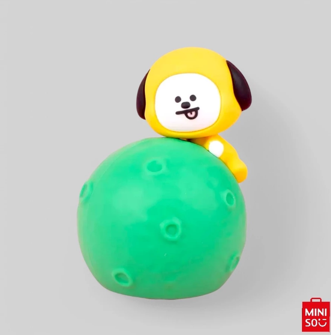 Luminária BT21 Chimmy Lua Decorativa com Luz LED – Original Miniso